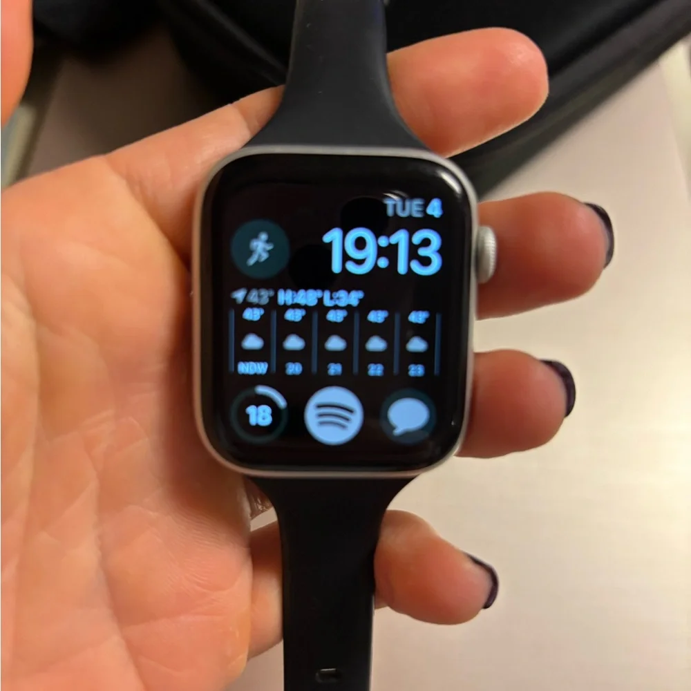 Apple Smartwatch with Black Band